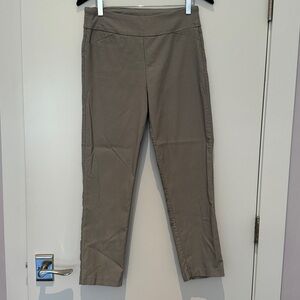 Tribal 10 light gray stretch crop pants